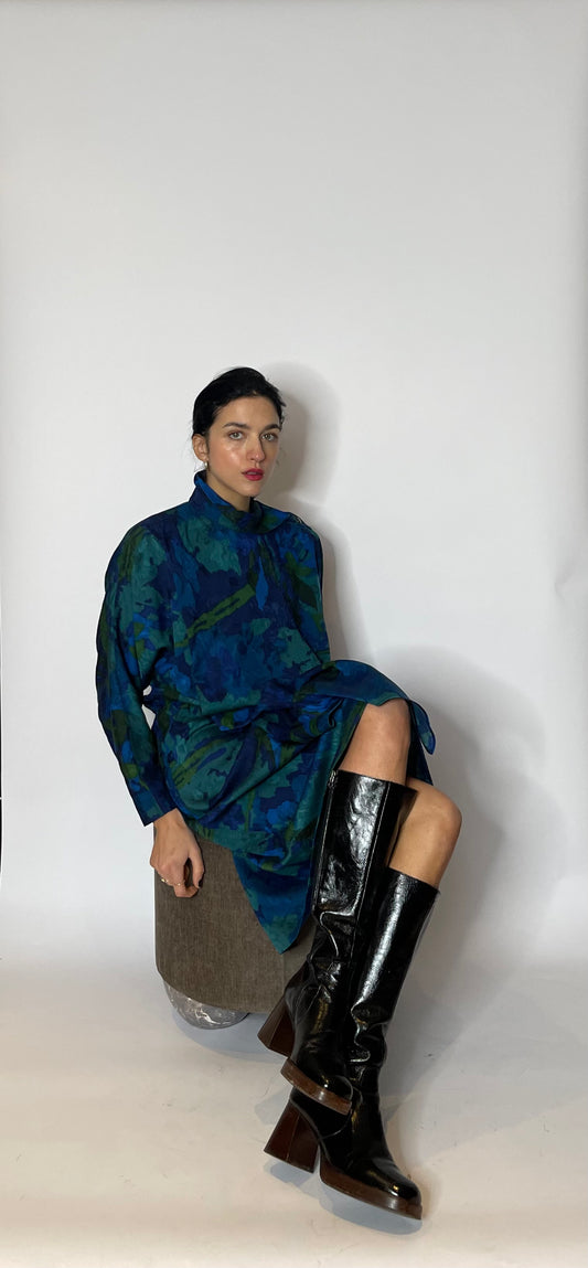 Le ninfee-abito in lana