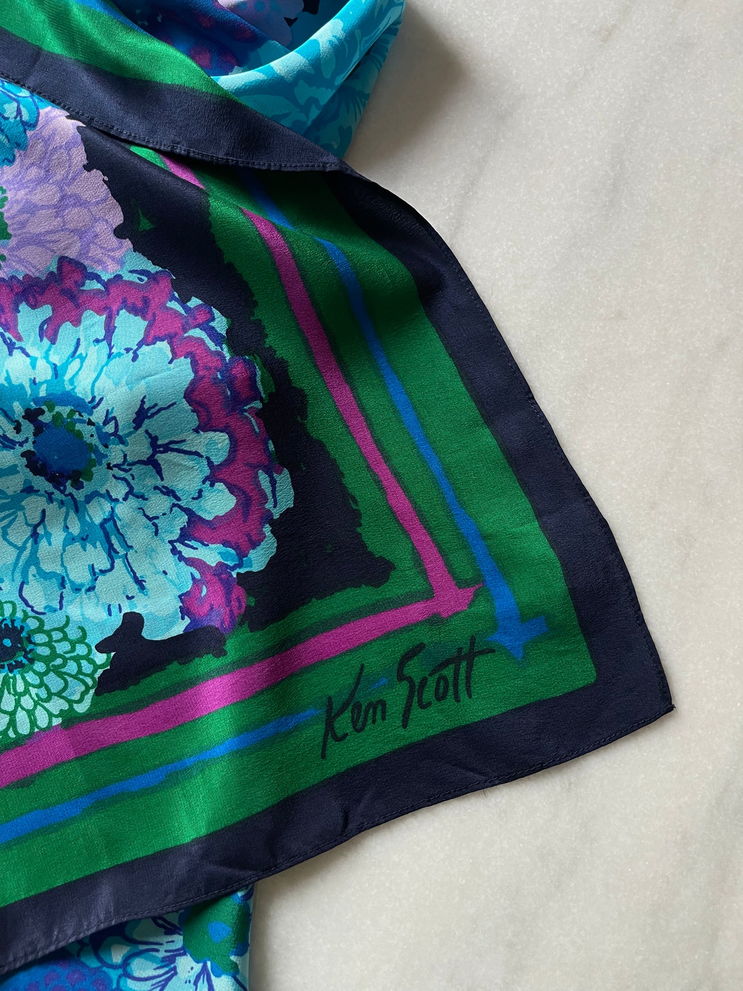 Ken Scott silk foulard