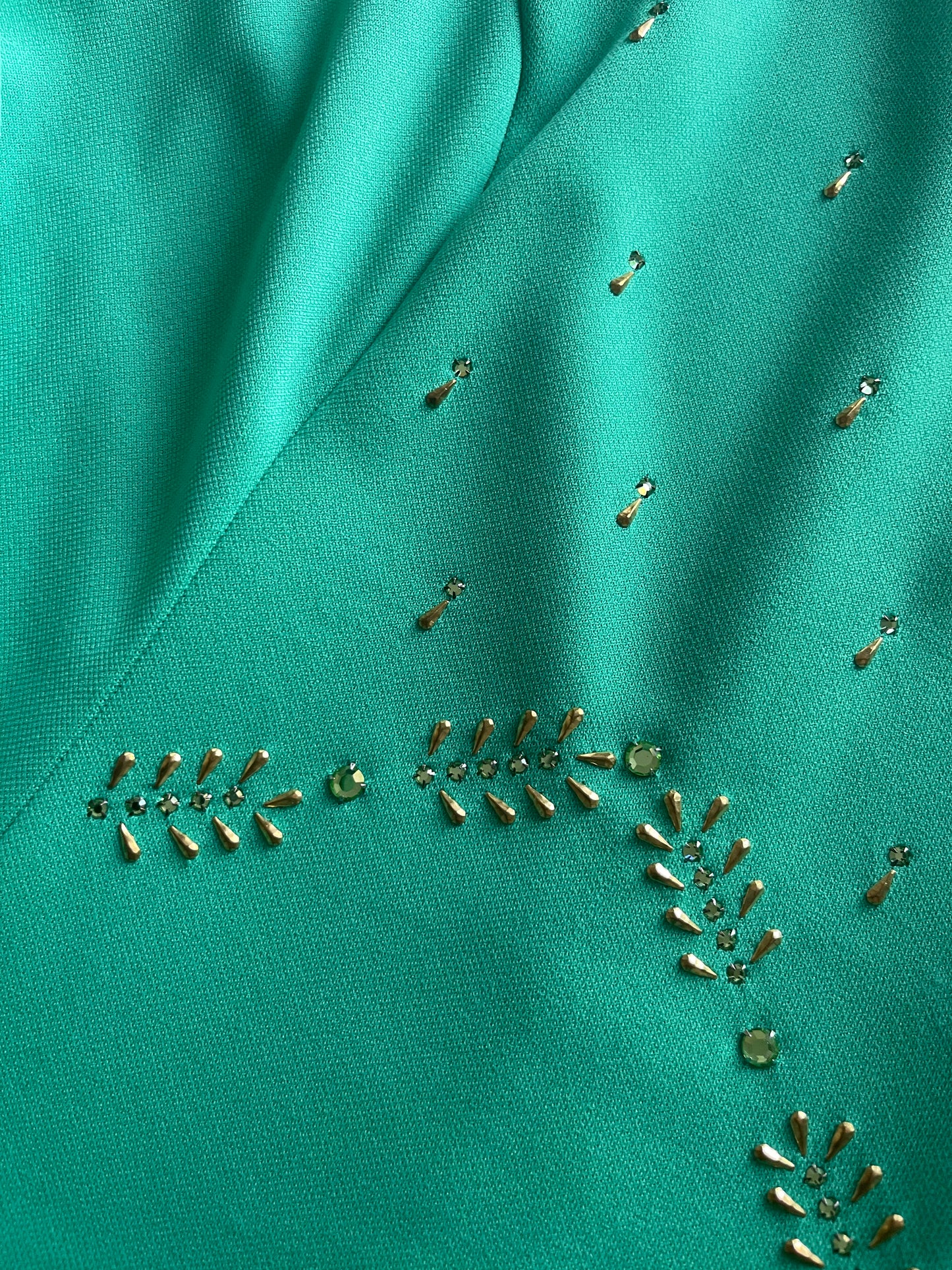 Emerald 70s fab dress