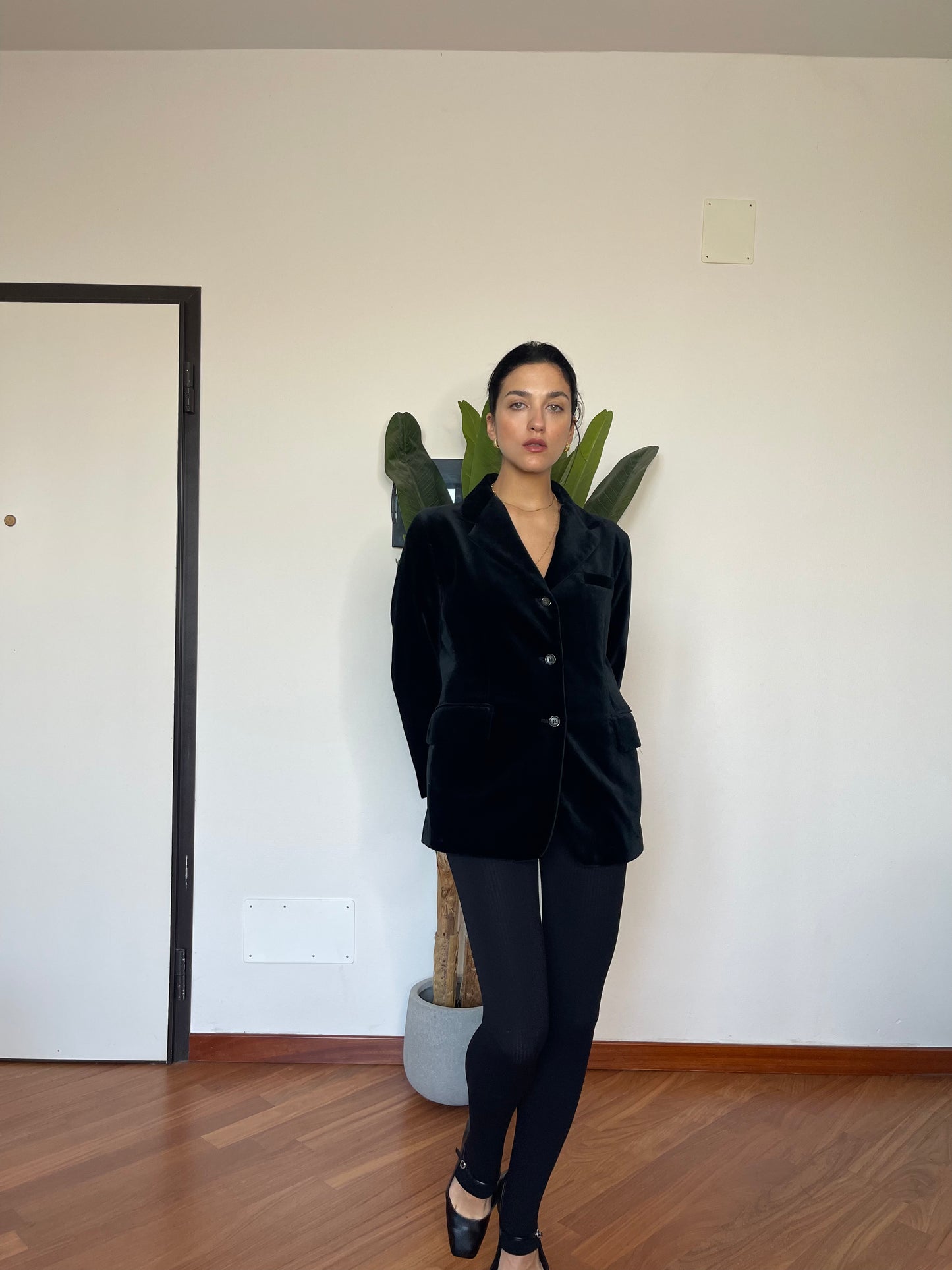 Necessario velvet blazer