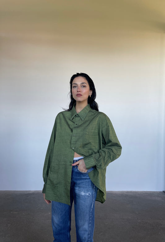 Boyfriend green shirt