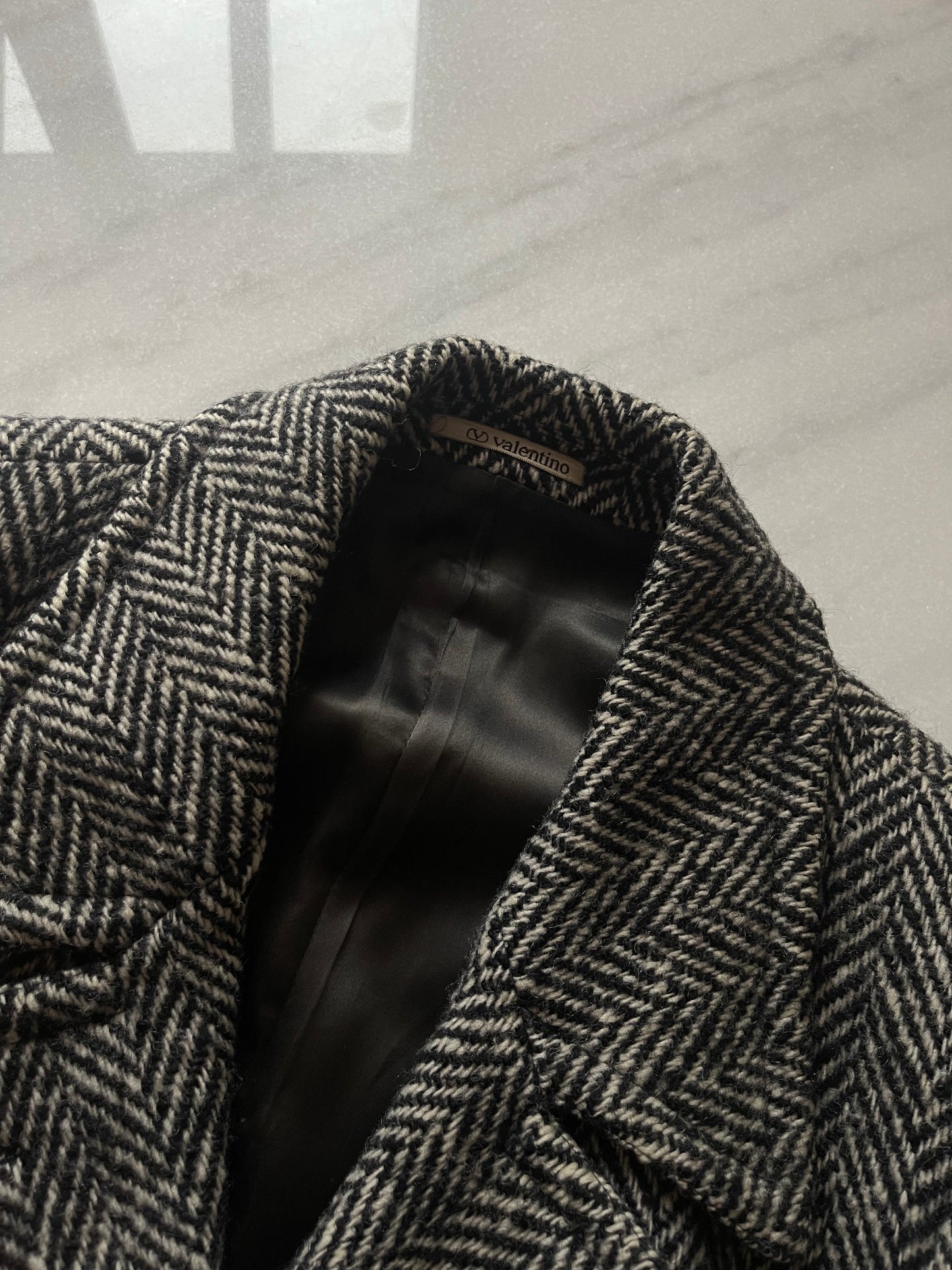 Valentino Herringbone coat