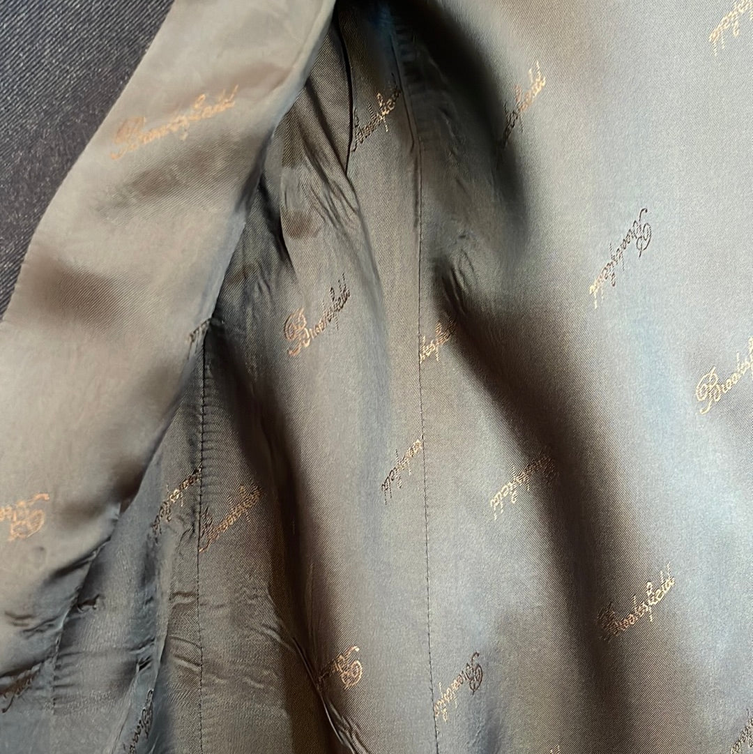 Deep blue denim blazer