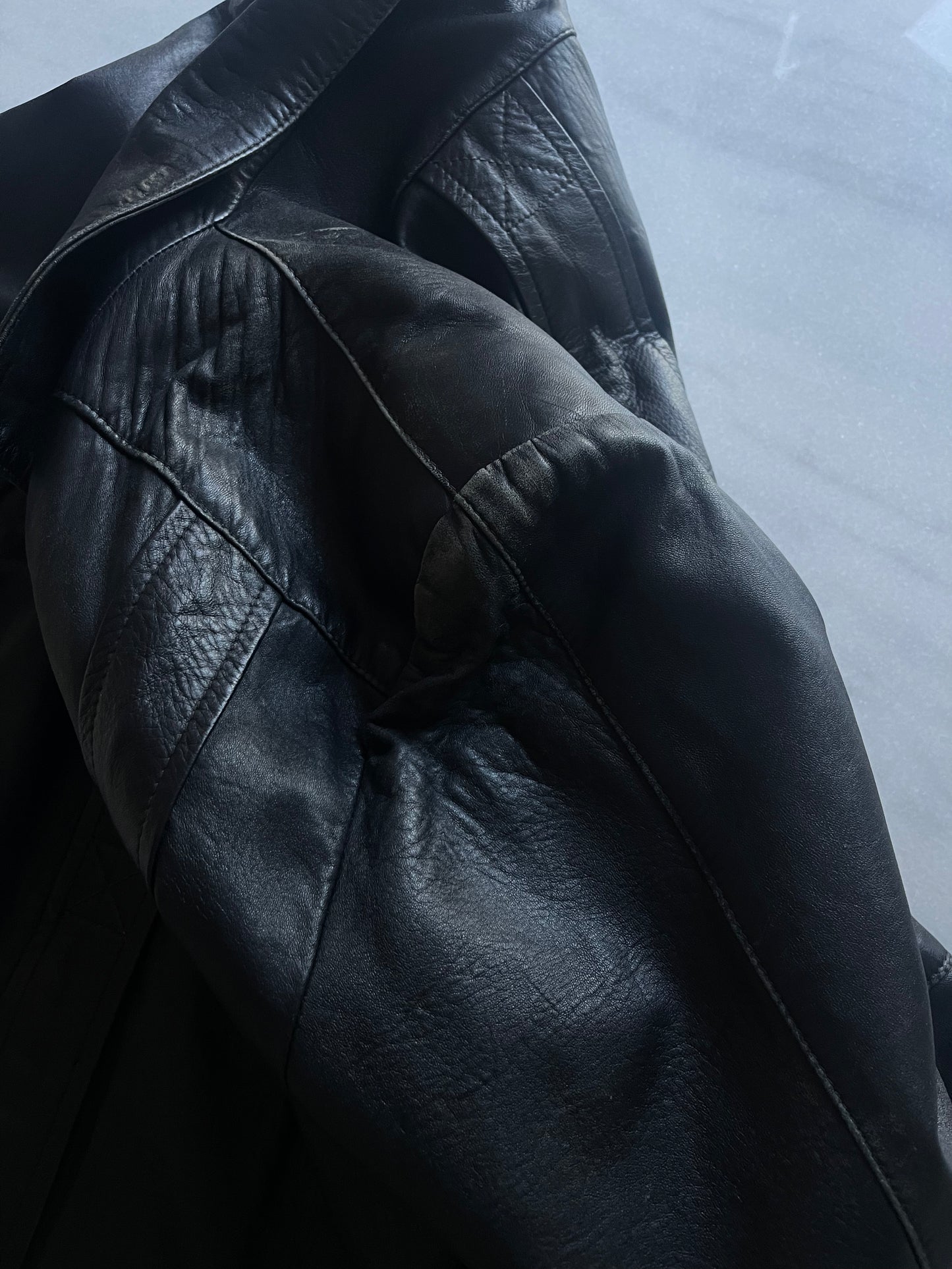 Necessario leather blazer