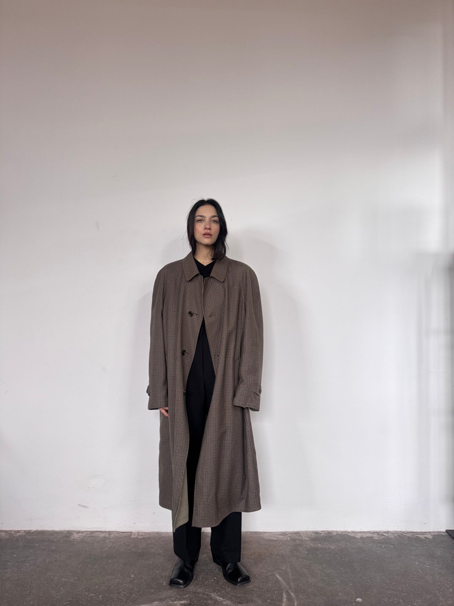 Edgar double trench coat