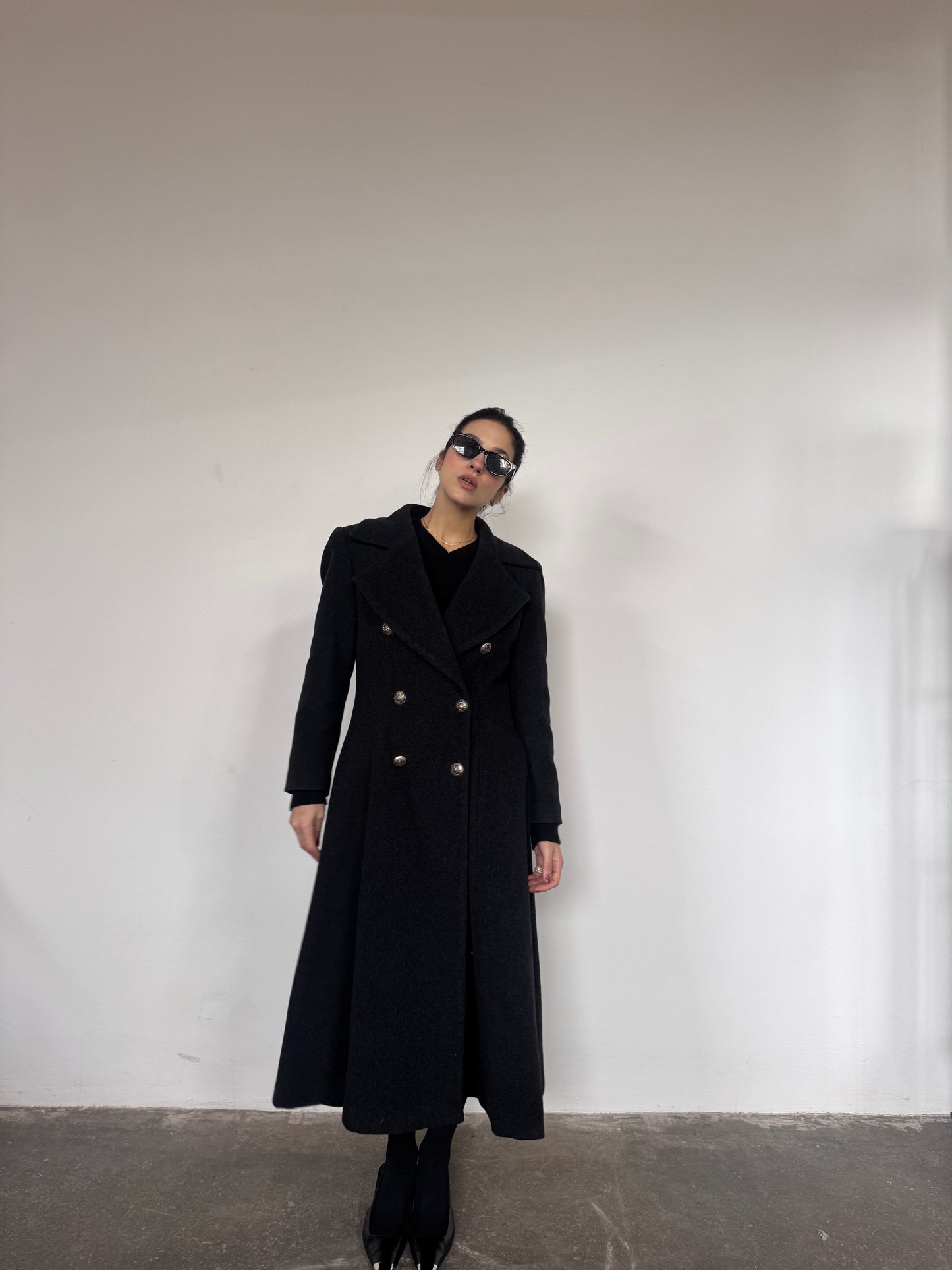Fide et Fiducia wool coat