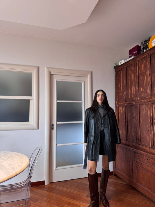 Monica leather jacket