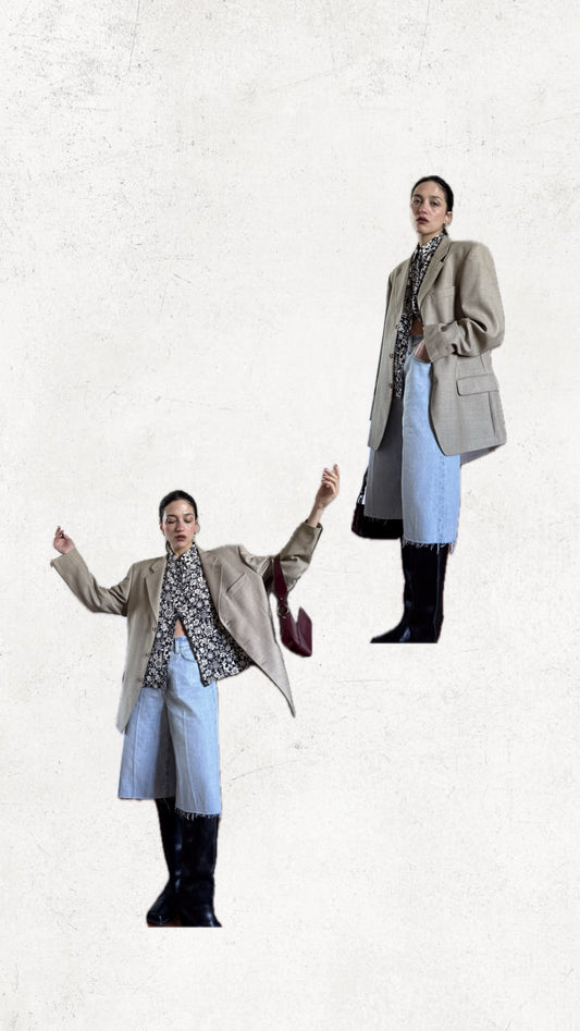 Melange blazer
