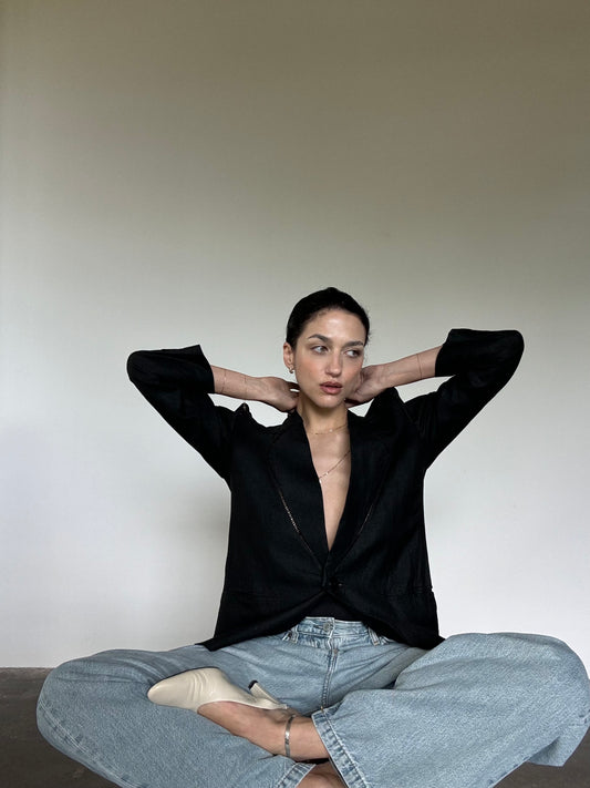 Mila Schön linen blazer