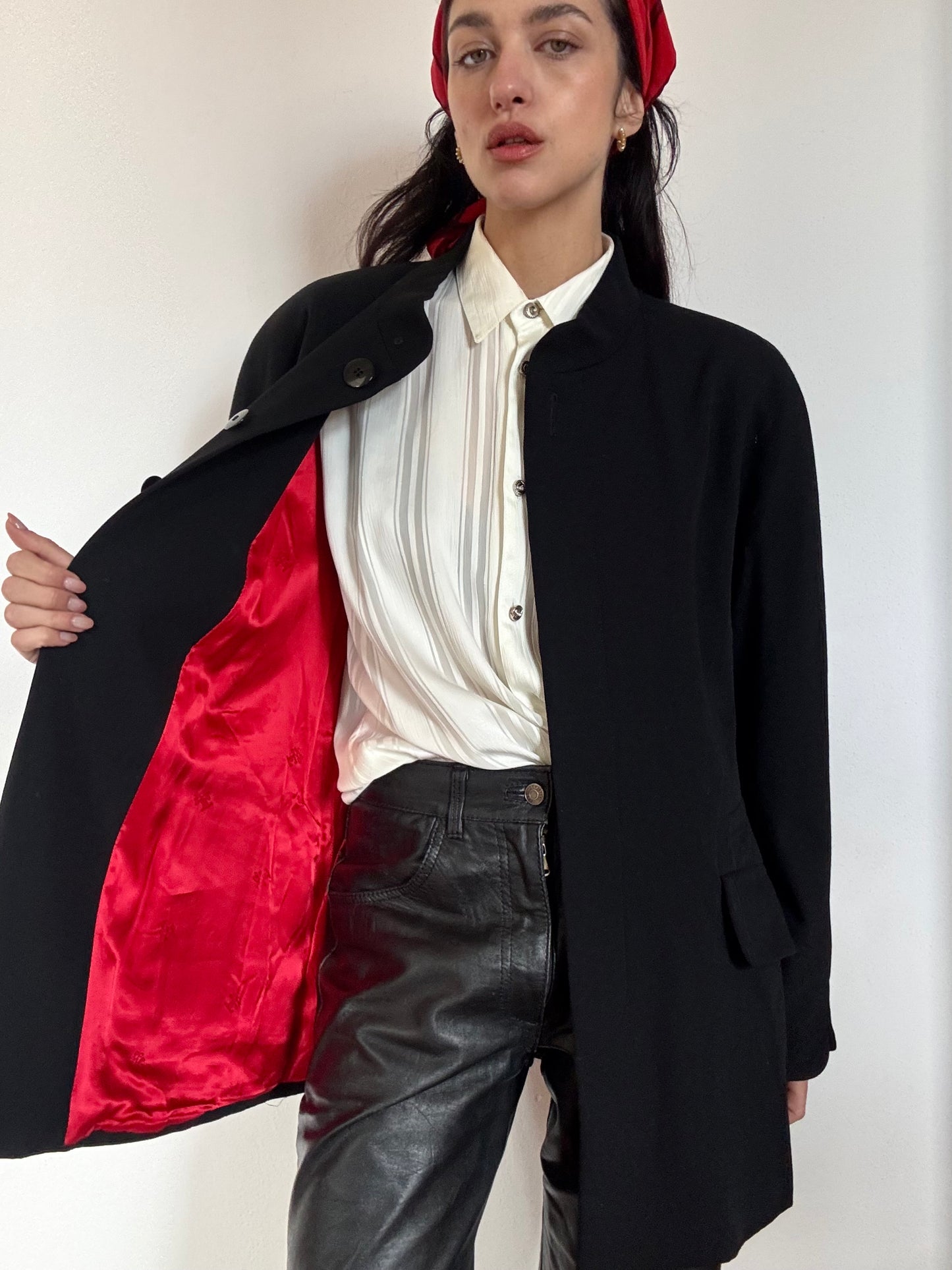 Precious red & Black blazer