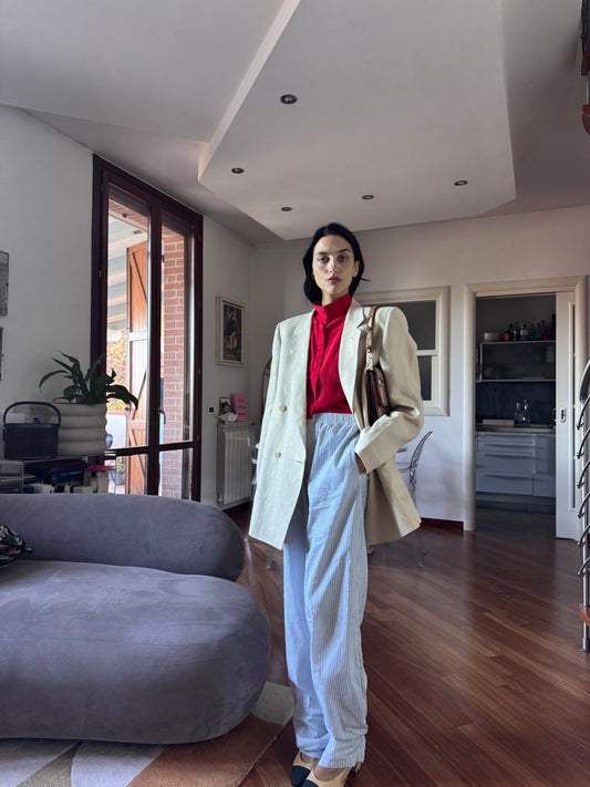 The perfect linen blazer