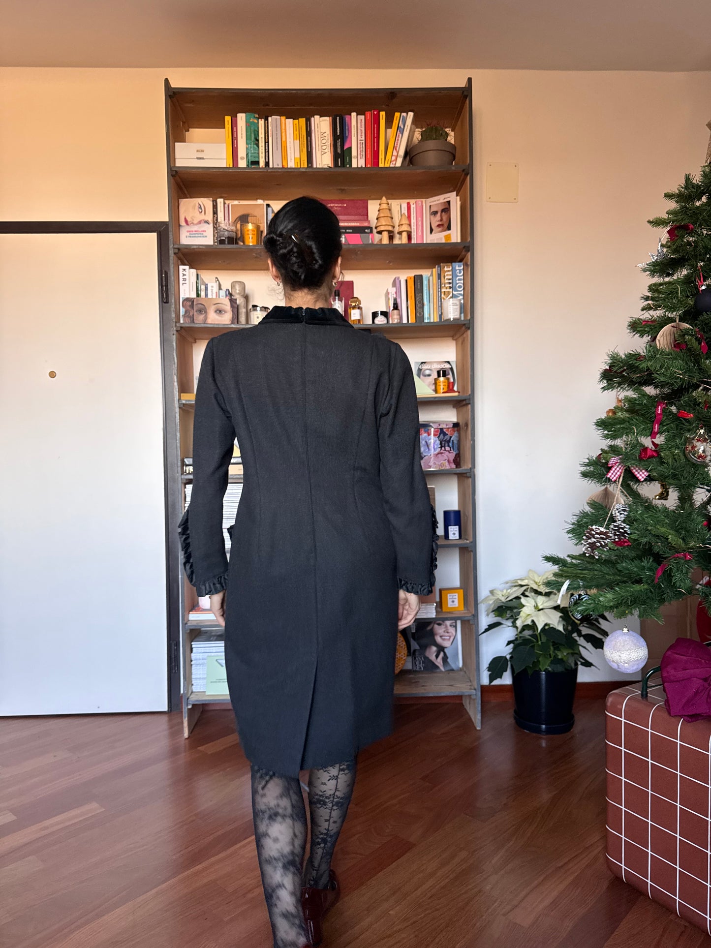 Nostalgico rouches dress