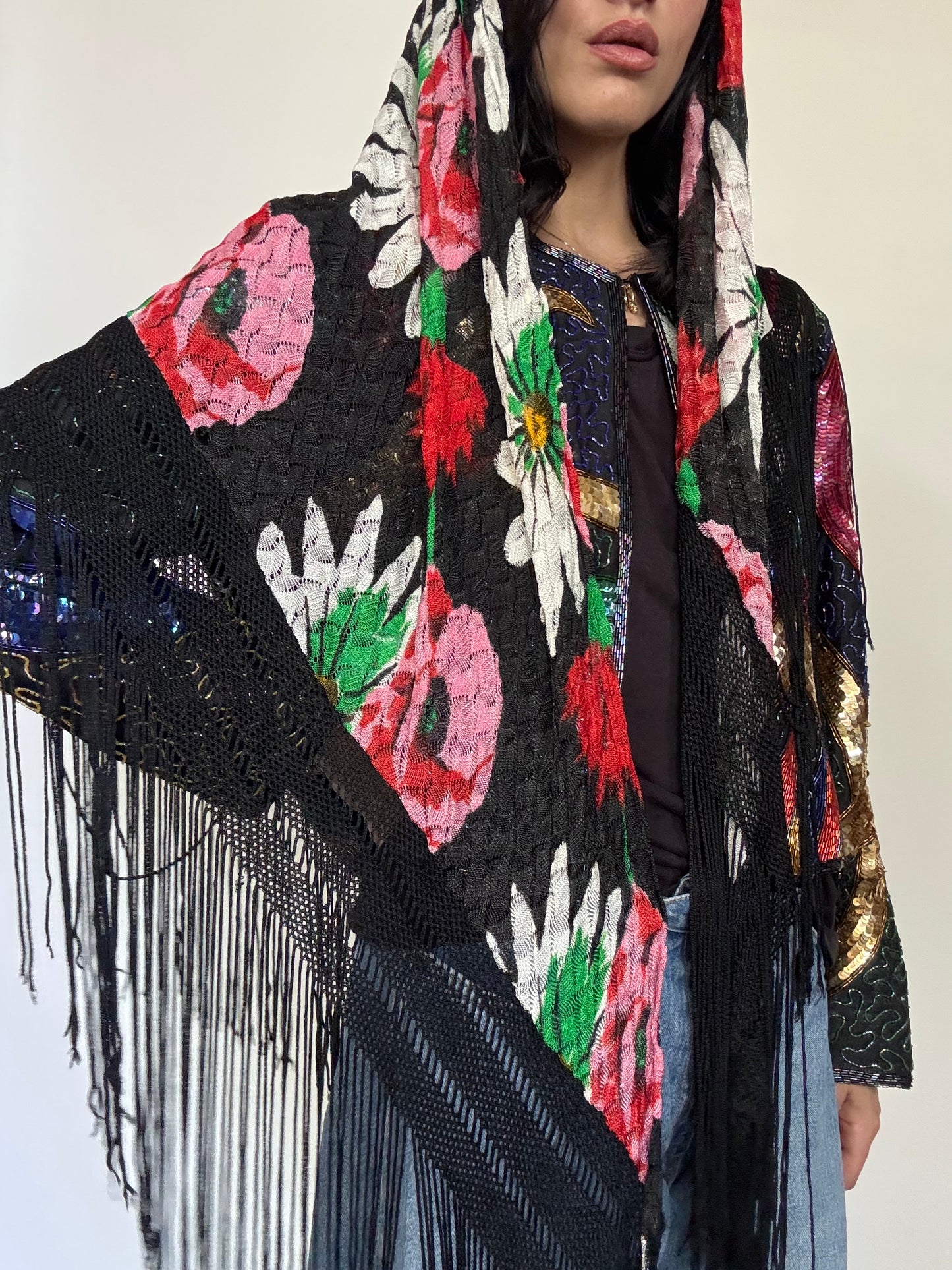 Floral scarf