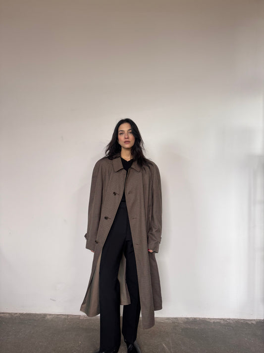 Edgar double trench coat