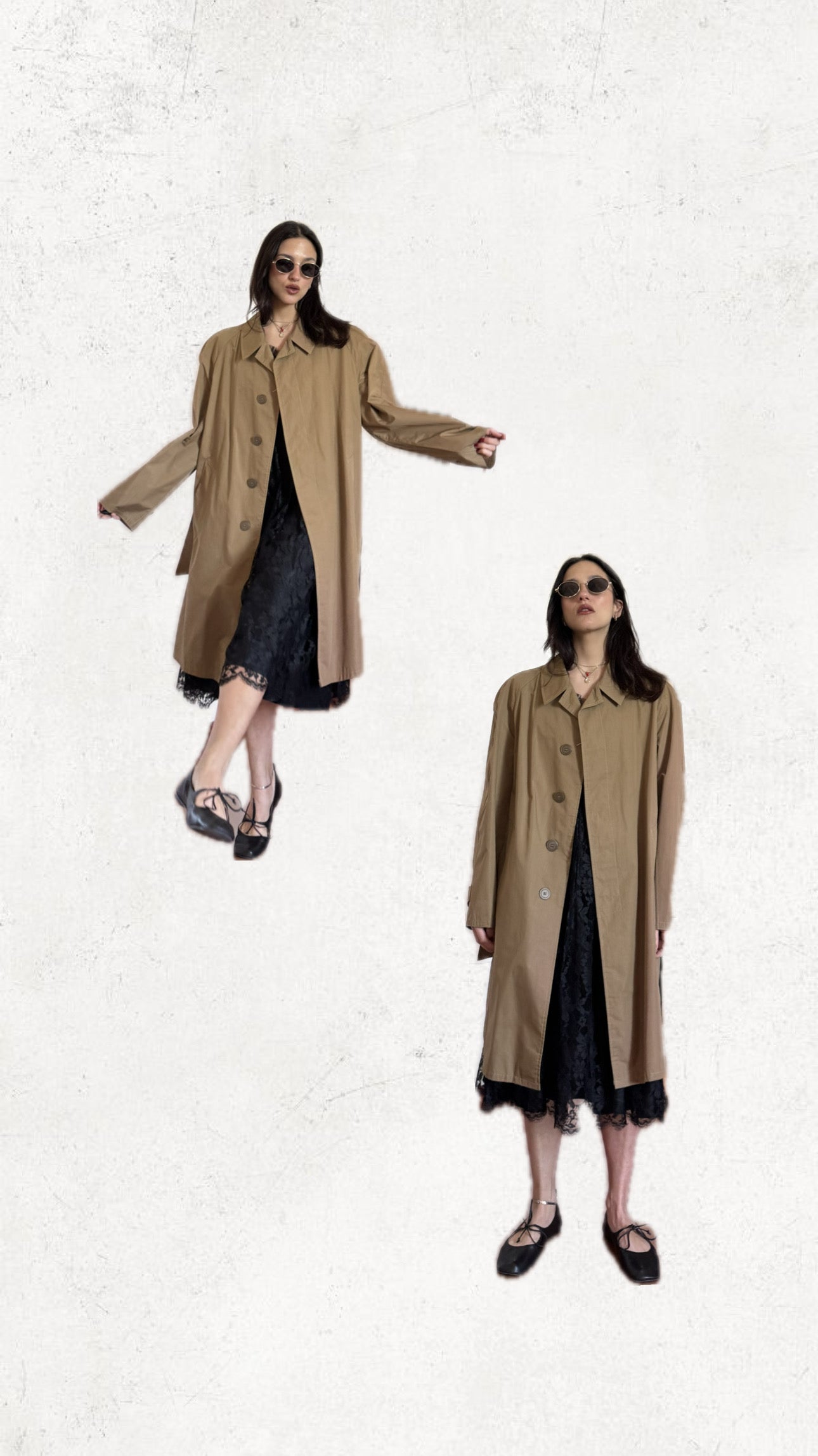 A trench with a hat