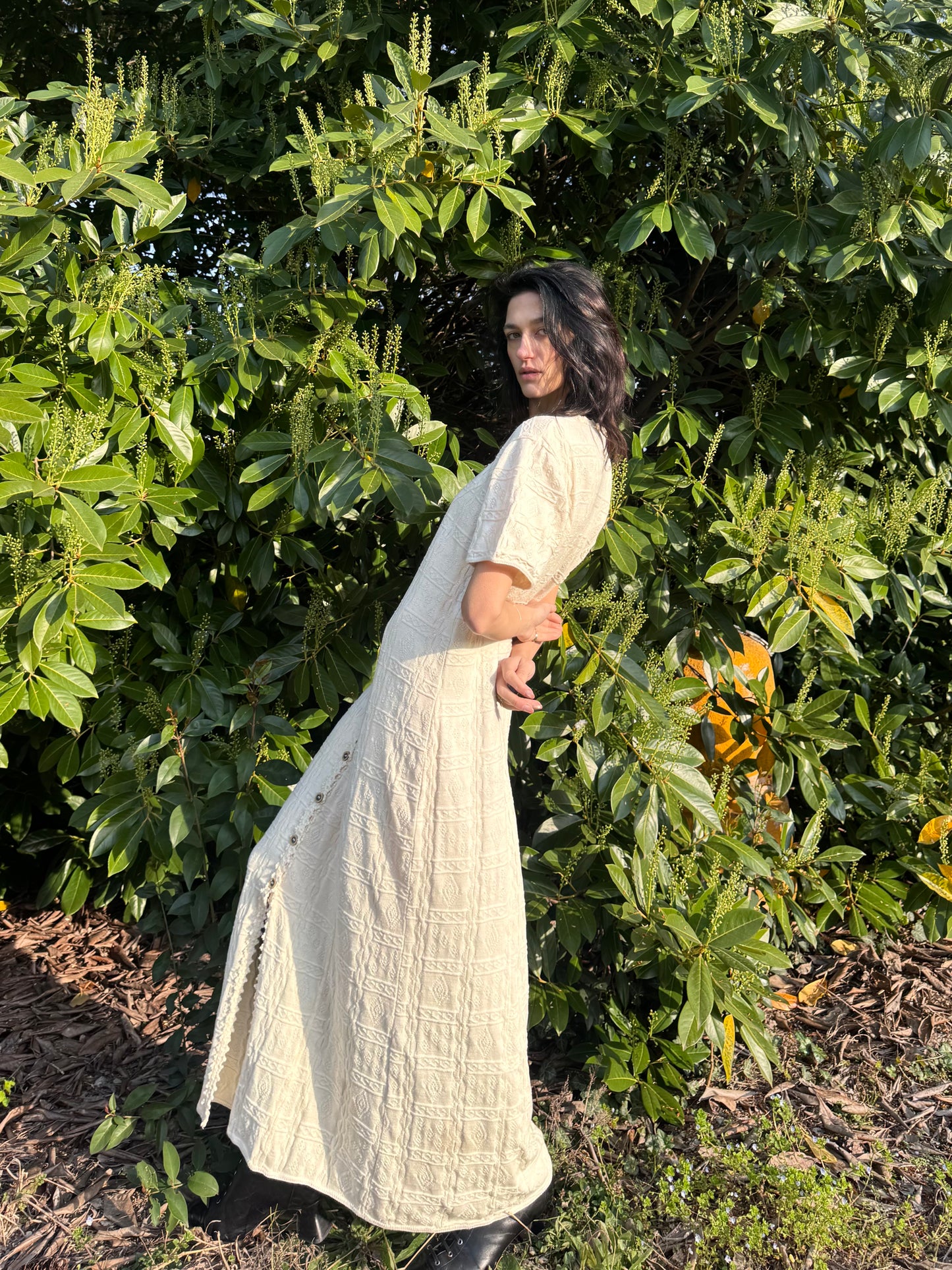 Long cotton dress