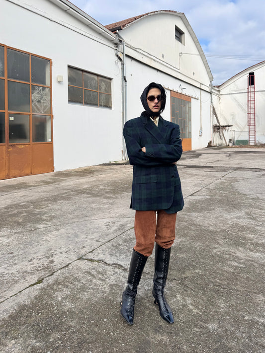 Tartan blazer