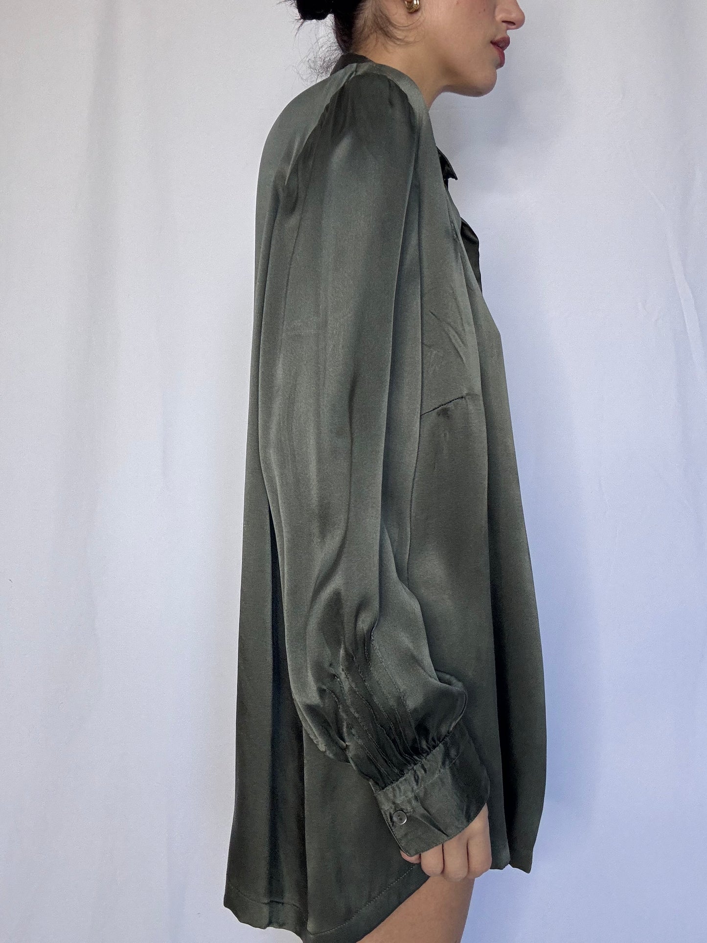 Tailoring silk shirt