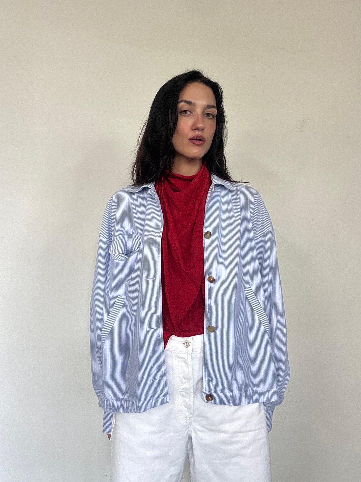 Light blue cotton jacket