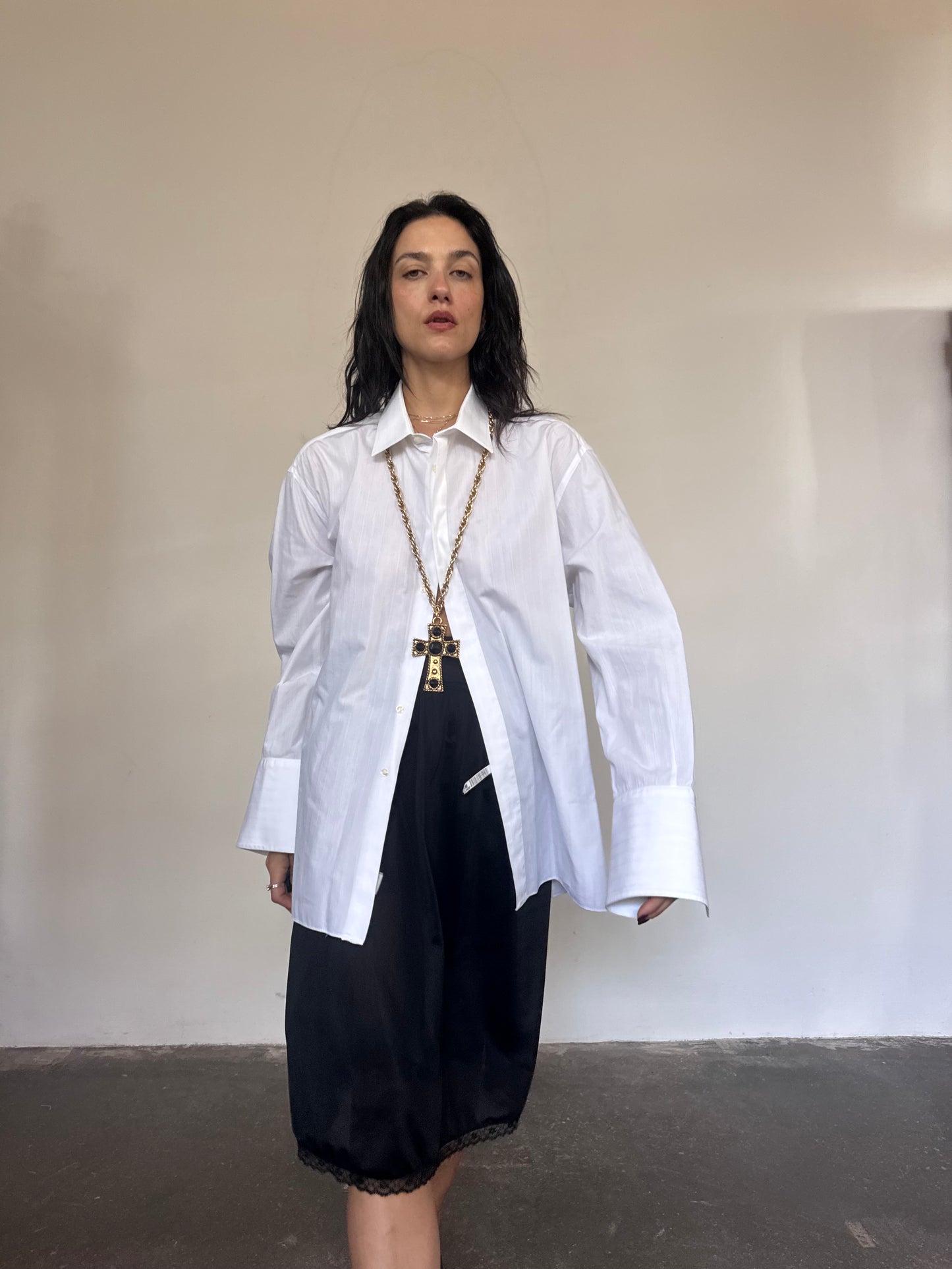 White wedding shirt