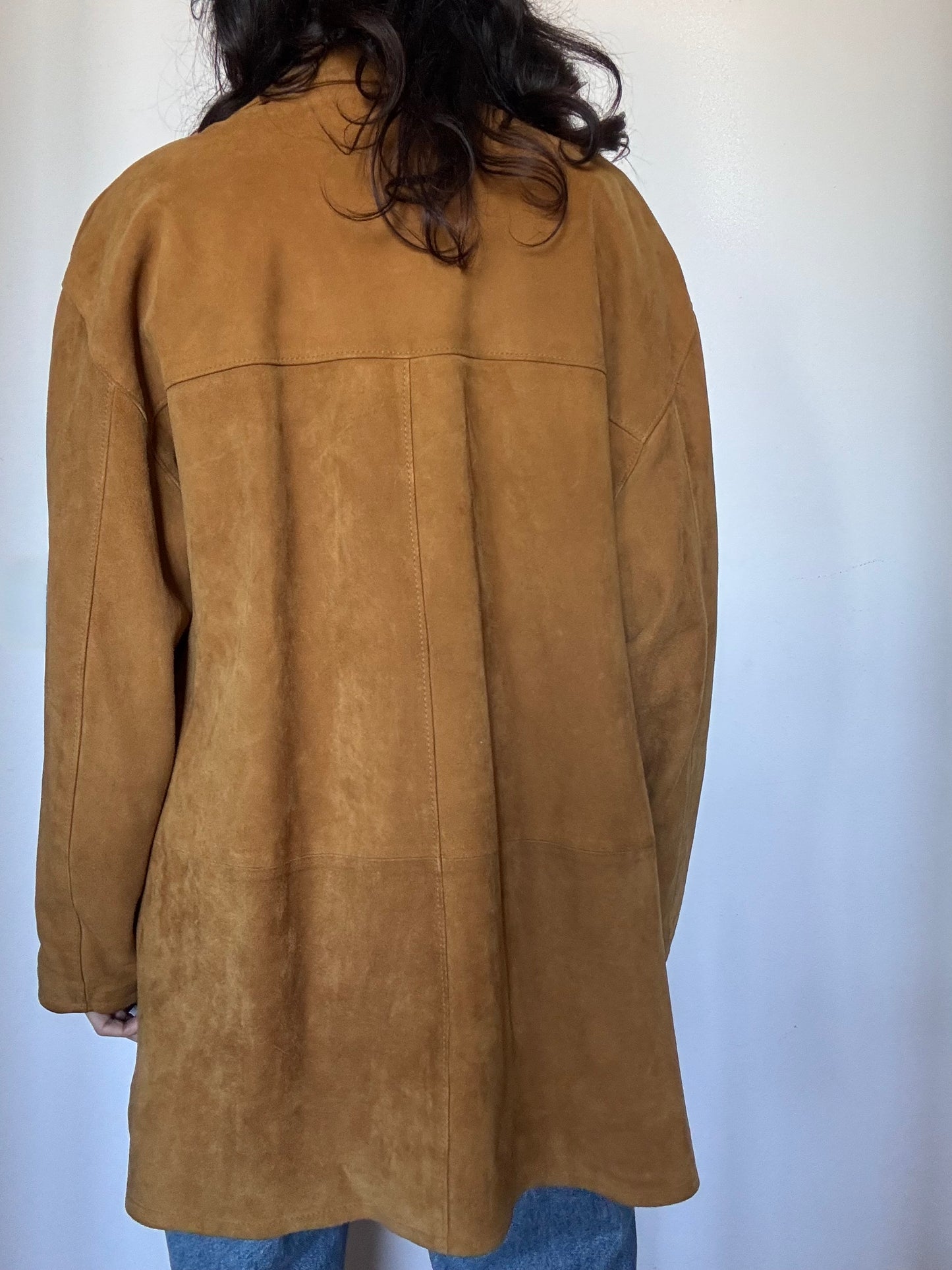 Classica giacca in suede