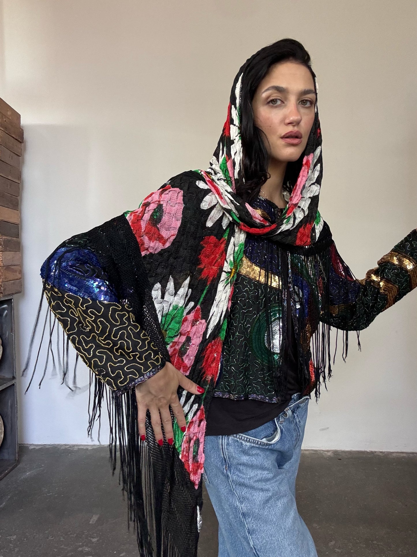 Floral scarf