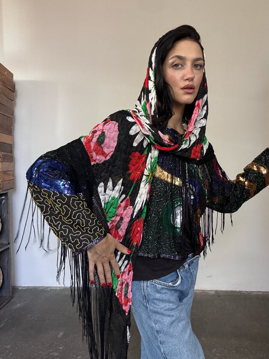 Floral scarf