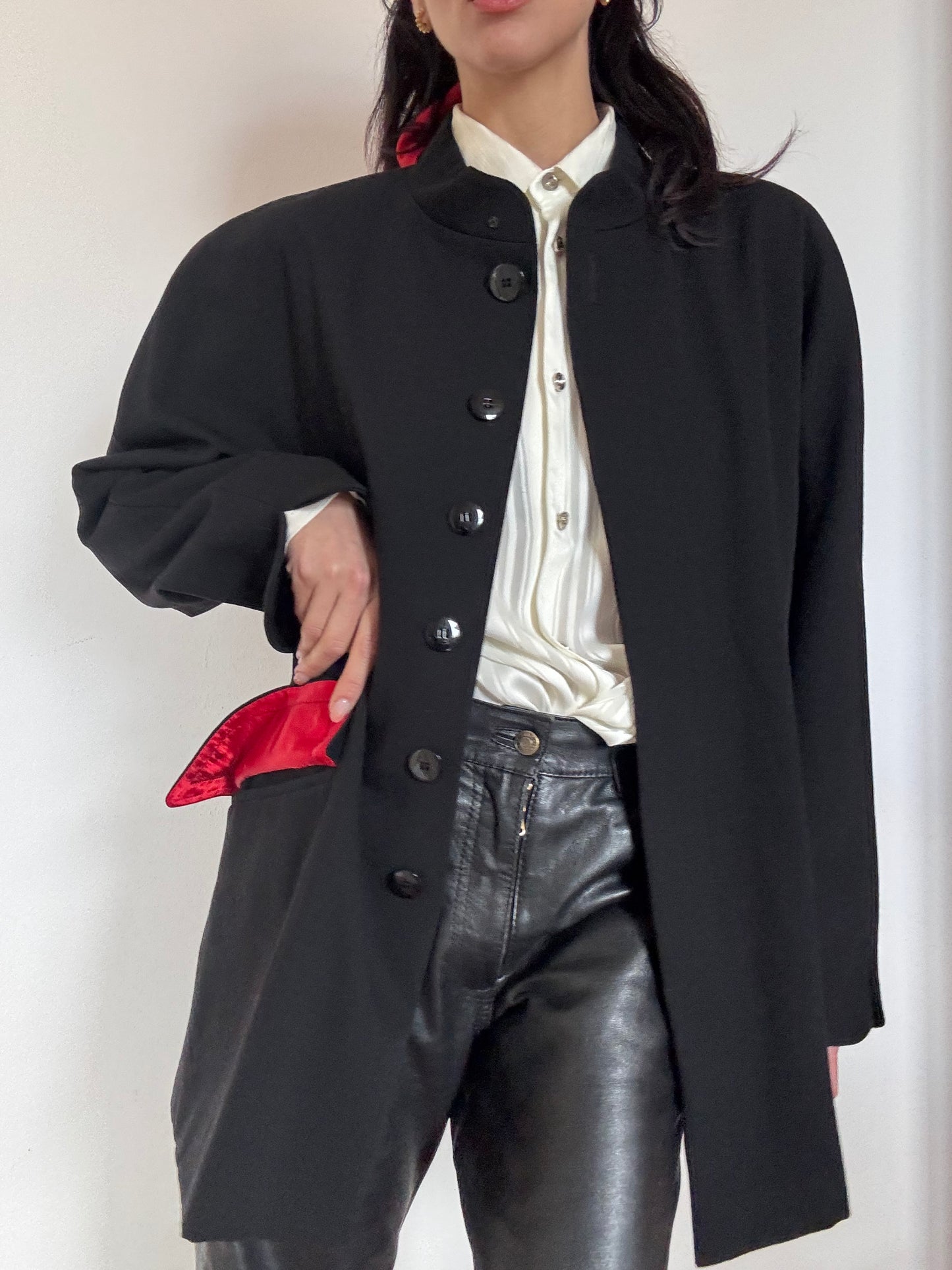 Precious red & Black blazer