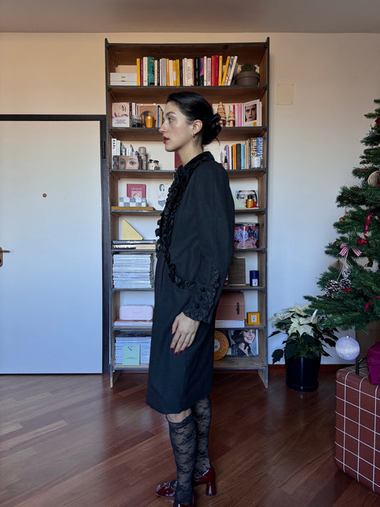 Nostalgico rouches dress