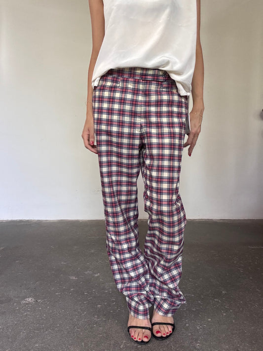 Check summer pants