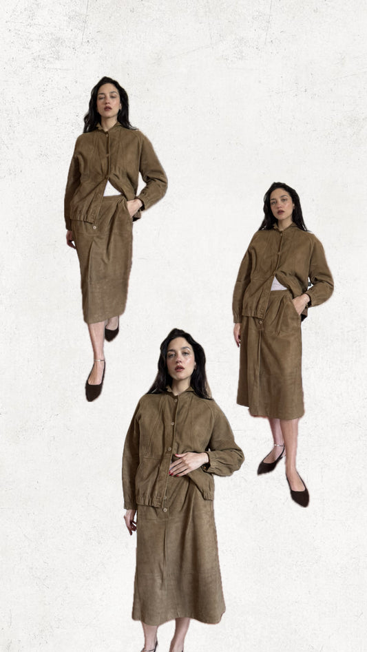 The suede set