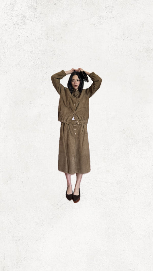 The suede set