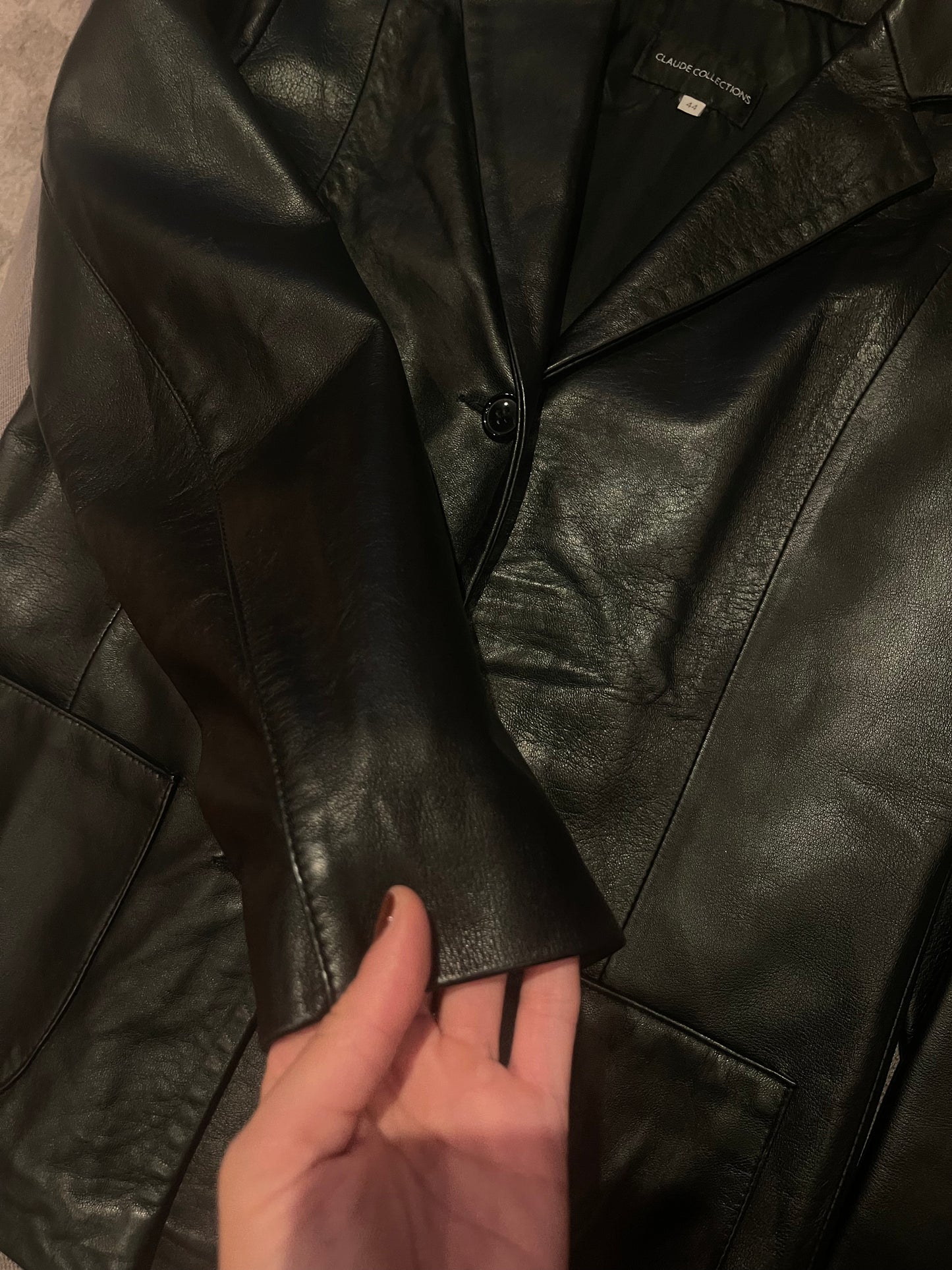 Indispensabile leather blazer