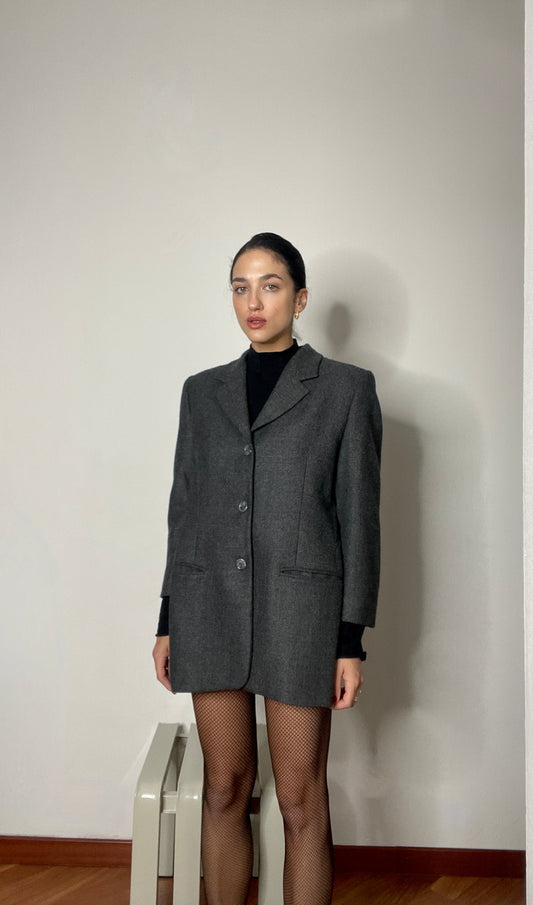 Wool grey classic Blazer