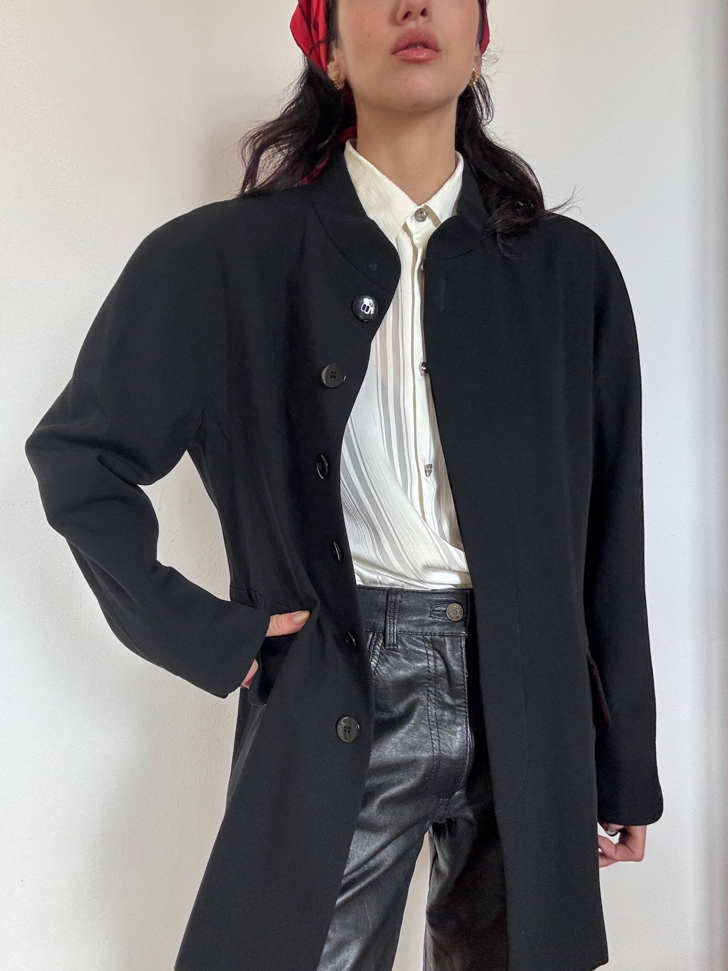 Precious red & Black blazer