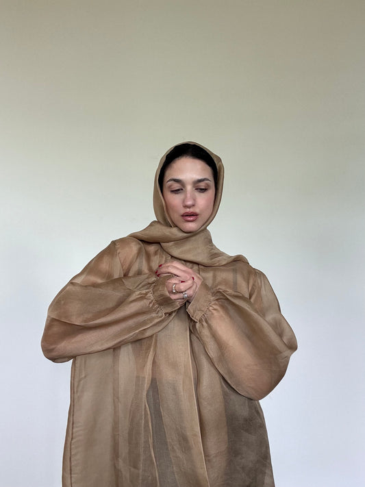 Organza dress & maxi blouse