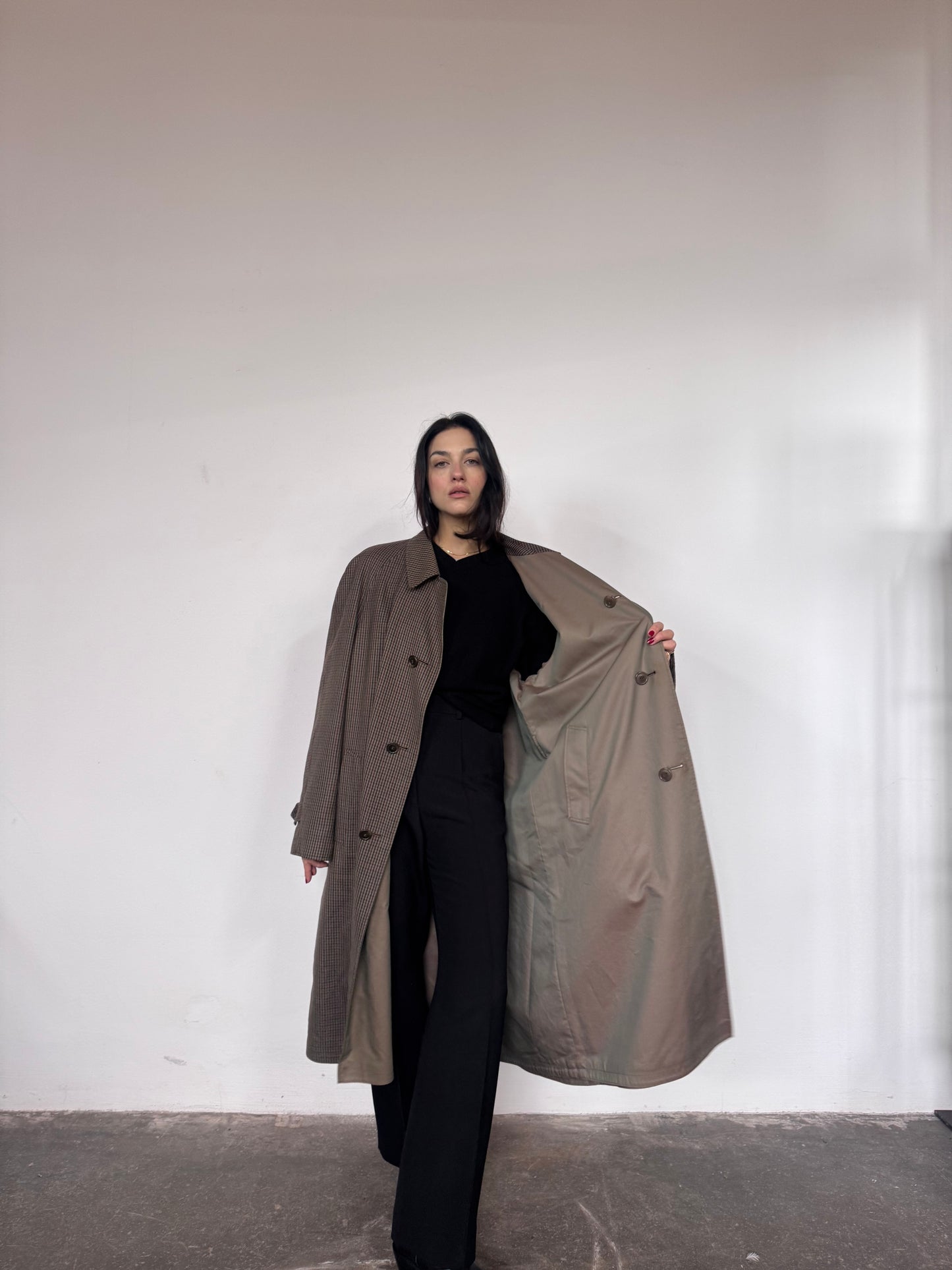 Edgar double trench coat