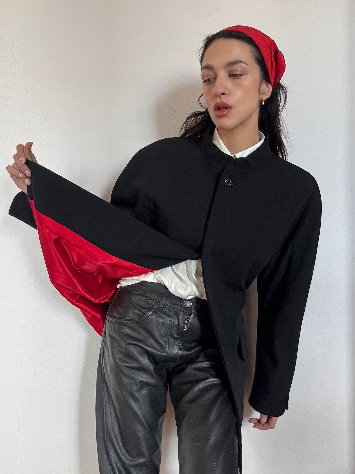 Precious red & Black blazer