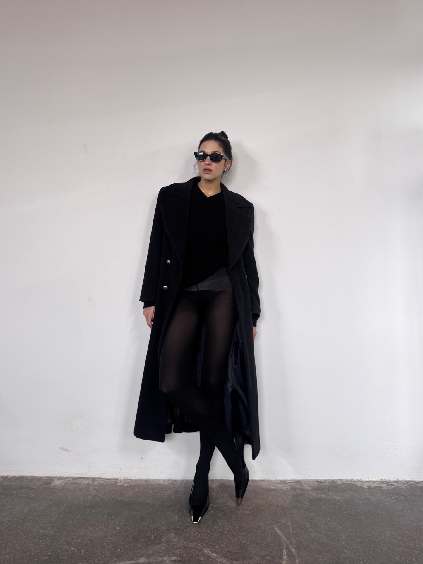 Fide et Fiducia wool coat