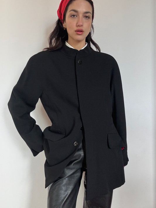 Precious red & Black blazer