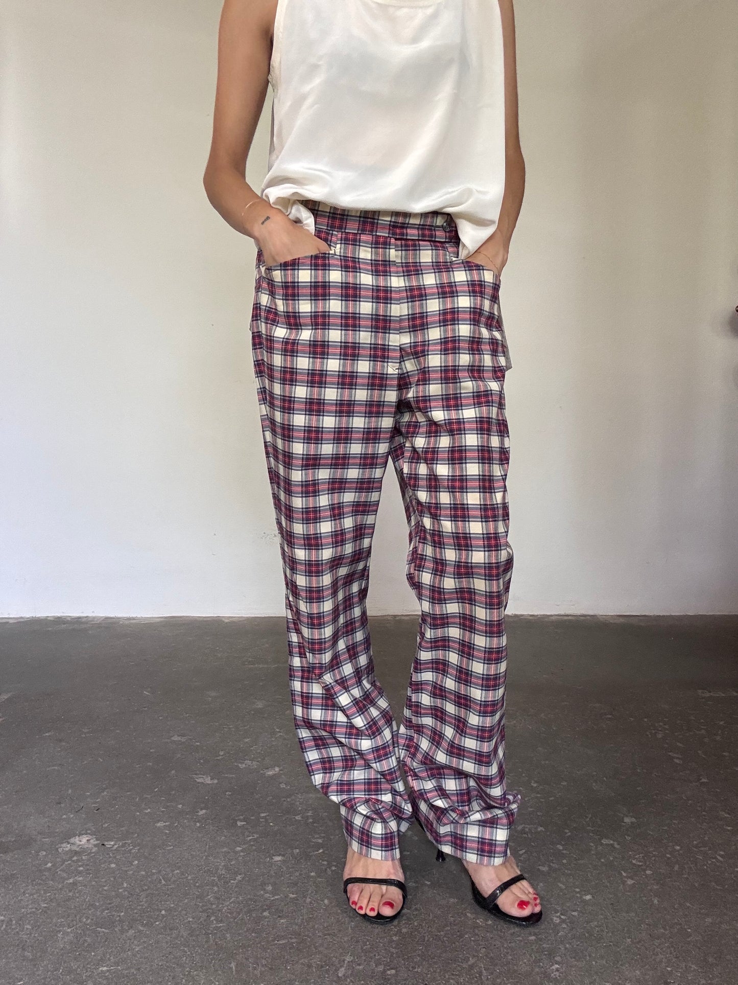 Check summer pants