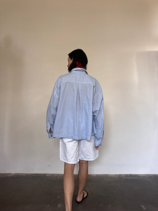 Light blue cotton jacket