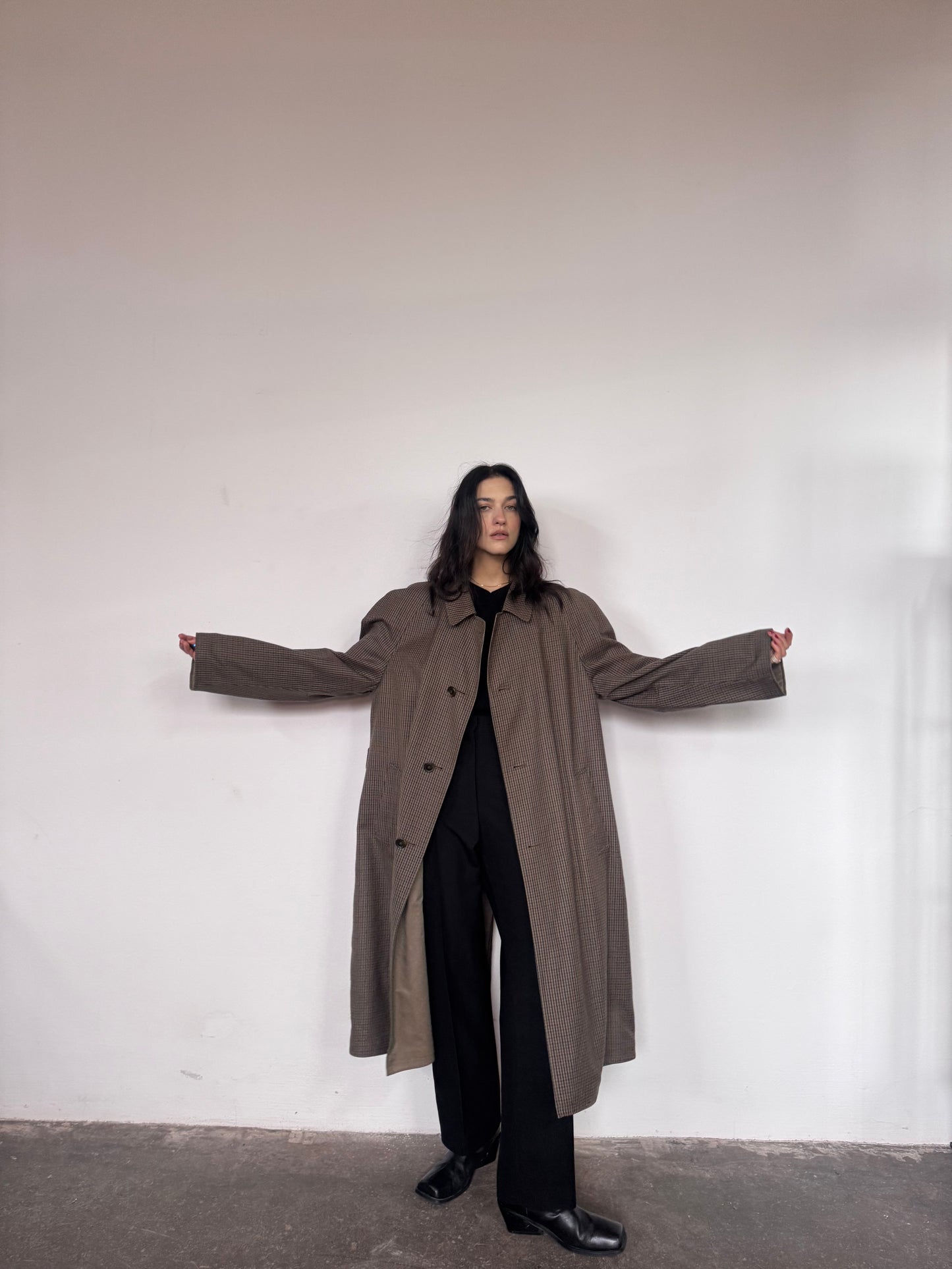 Edgar double trench coat