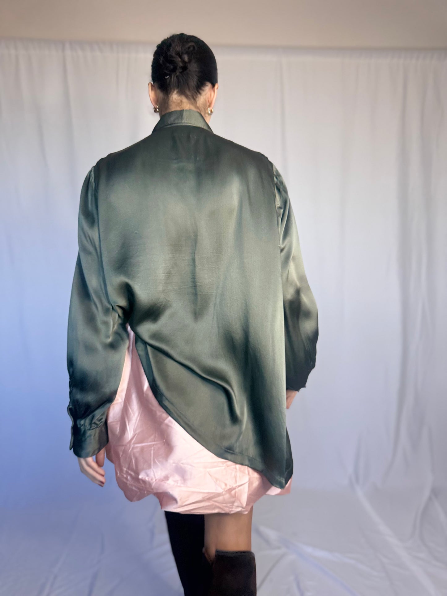 Tailoring silk shirt