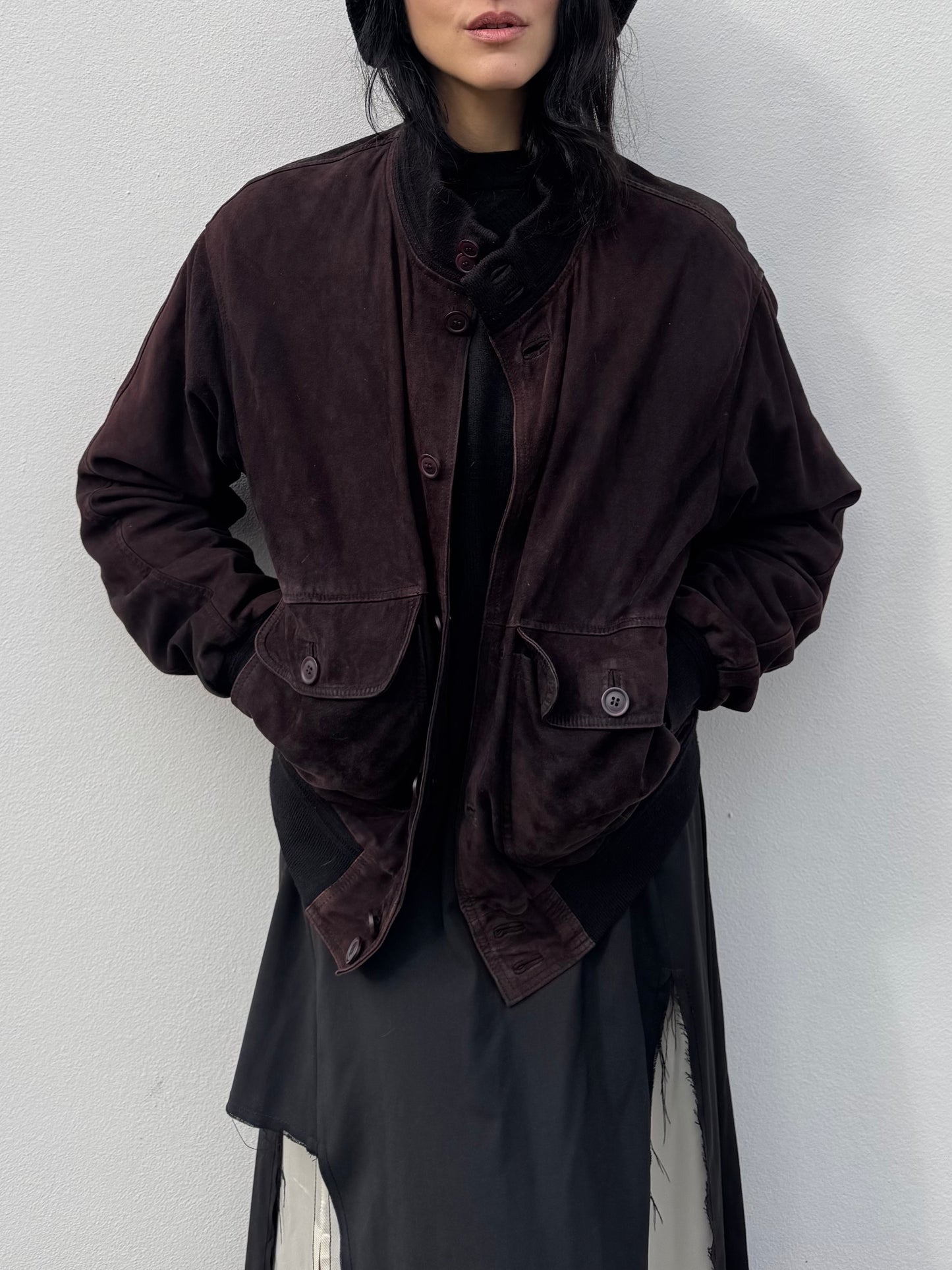 Choco suede jacket