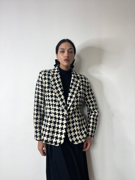 Pied de poule DKNY blazer