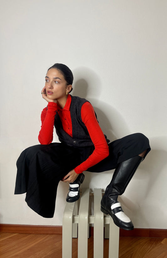 Not a black wool skirt
