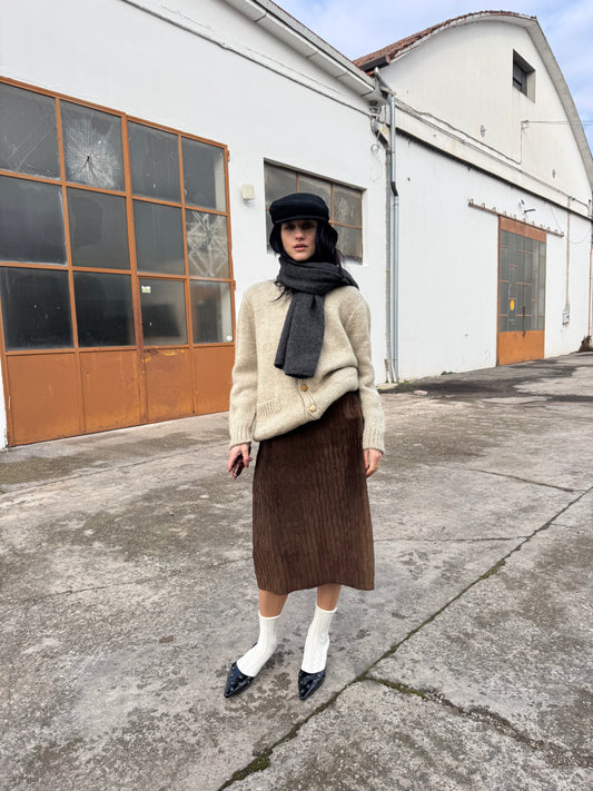 Handmade wool cardigan