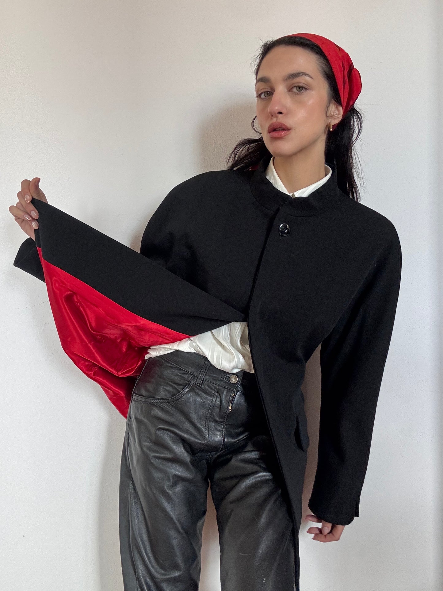 Precious red & Black blazer