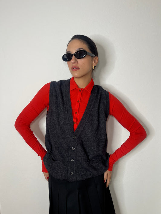 The man wool vest